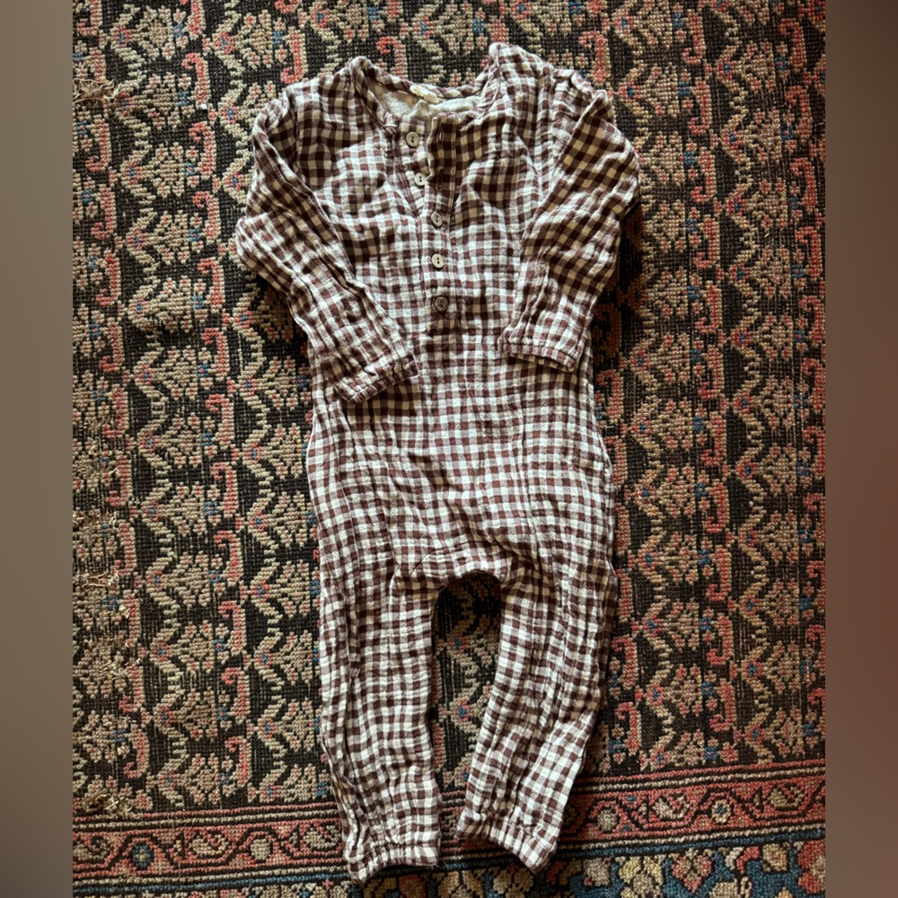 Plaid Romper